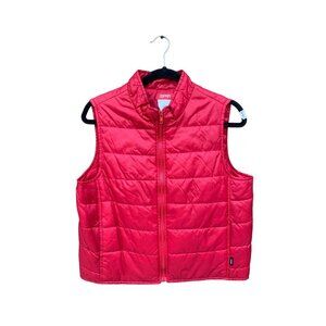 Vintage 90s ESPRIT Red Puffer Vest Women's Large